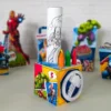 Kit de arquivos digitais para personalizados de aniversário tema Avengers com corte digital e manual.
