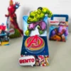 Itens personalizados para aniversário Avengers em arquivo digital Studio e PDF.
