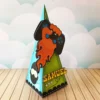 Topper de bolo e elementos de decoração para aniversário no tema video game prontos para imprimir e recortar.