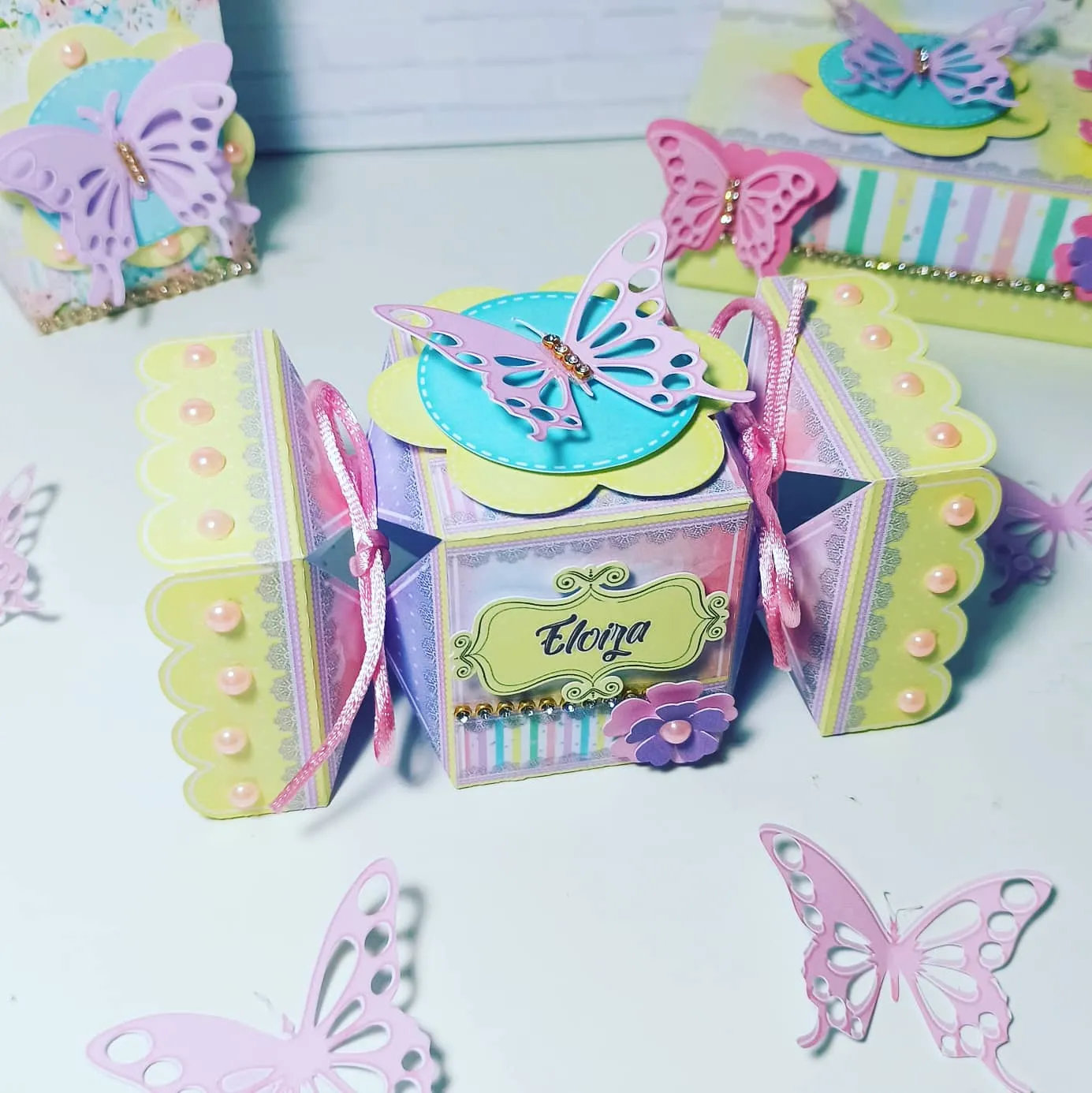 Aniversário com tema de borboleta studio e pdf - Imagem 2