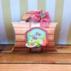 Moldes digitais com elementos de toalha quadriculada e cestas para Aniversario Infantil Piquenique em Studio e PDF.