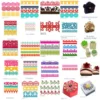 Kit de arquivos digitais para caixas personalizadas e flores em camadas no formato Studio.