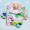 Moldes de scrapfesta no tema Bosque Rosa nos formatos digitais Studio e PDF para impressão.