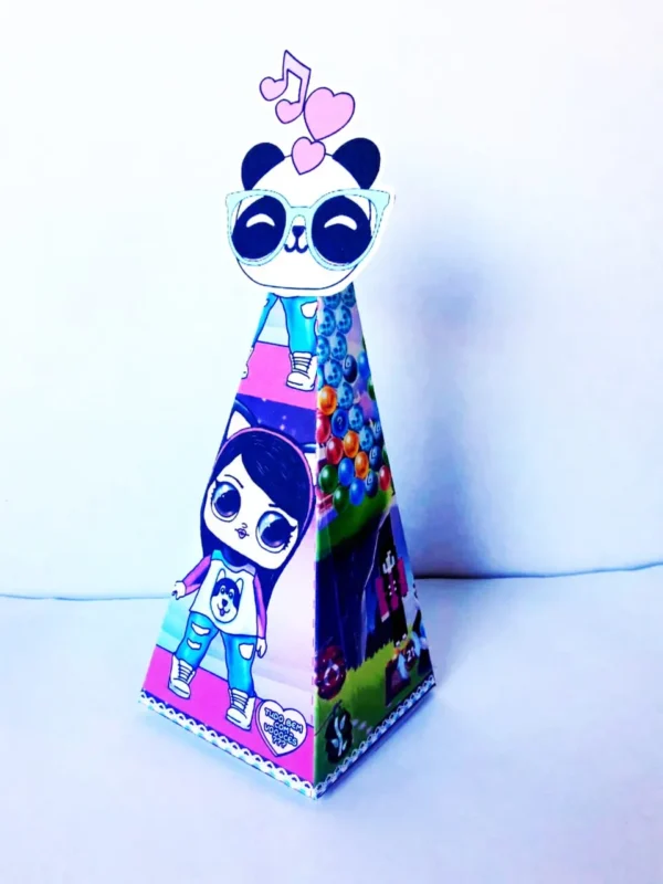 Topper de bolo e elementos de decoração tema Luluca pronto para imprimir e recortar.