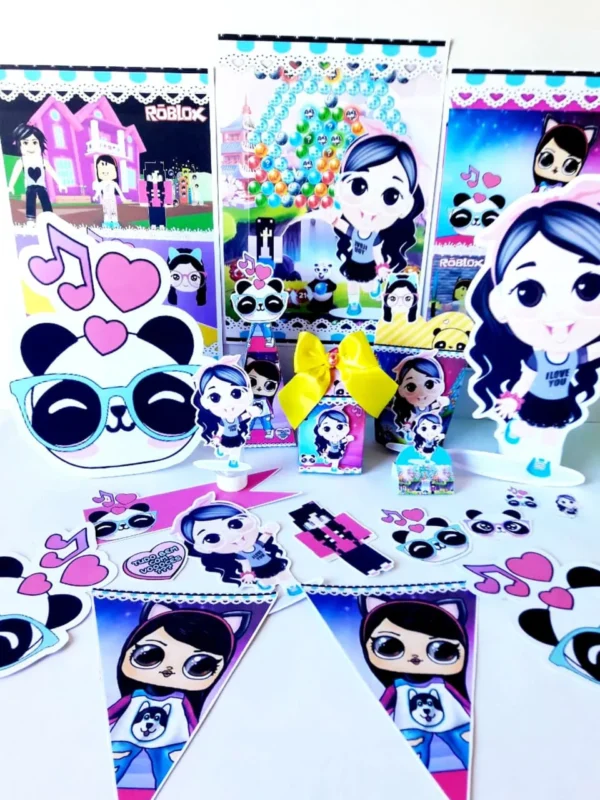 Kit de arquivo digital no tema Luluca em formatos Studio e PDF para personalizados.
