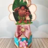 Kit de arquivos digitais para personalizados de aniversário tema Moana com corte digital e manual.