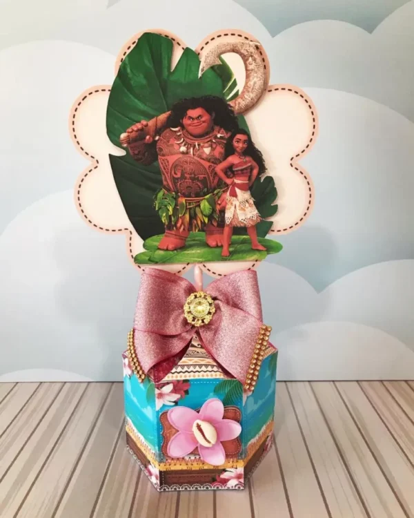 Kit de arquivos digitais para personalizados de aniversário tema Moana com corte digital e manual.