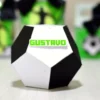 Itens personalizados para festa infantil de futebol em arquivo digital Studio, PNG e PDF.