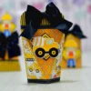 Design de corte para festa de aniversário no tema construção civil em formato Studio.