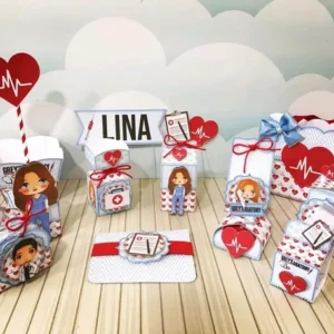 Caixinhas personalizadas de Grey's Anatomy prontas para edição no Silhouette Studio.