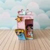 Topper de bolo e elementos de decoração tema Meninas Superpoderosas prontos para imprimir e recortar.