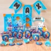 Kit de arquivos digitais para personalizados de aniversário tema Bolofofos com corte digital e manual.