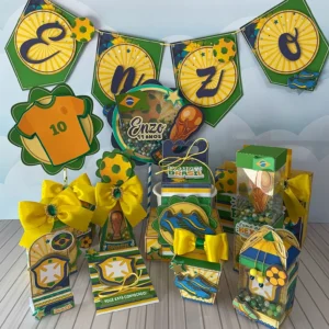 Kit digital de personalizados no tema Brasil nos formatos Silhouette Studio, PNG e PDF para scrapfesta.