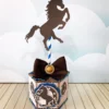 Elementos decorativos de Cavalos para festa em arquivos Studio, PNG e PDF para recortar.