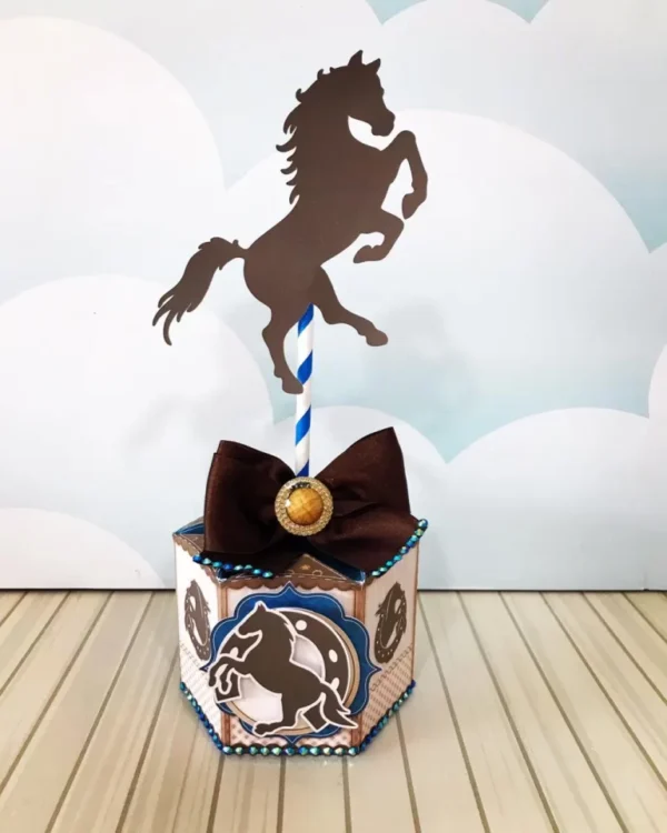 Elementos decorativos de Cavalos para festa em arquivos Studio, PNG e PDF para recortar.
