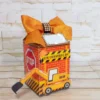 Kit de arquivos digitais para personalizados de aniversário tema construção com corte digital e manual.