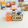 Itens personalizados para aniversário tema construtor em arquivo digital Studio e PDF.