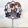 Itens personalizados para festa BTS em arquivo digital Studio e PDF.