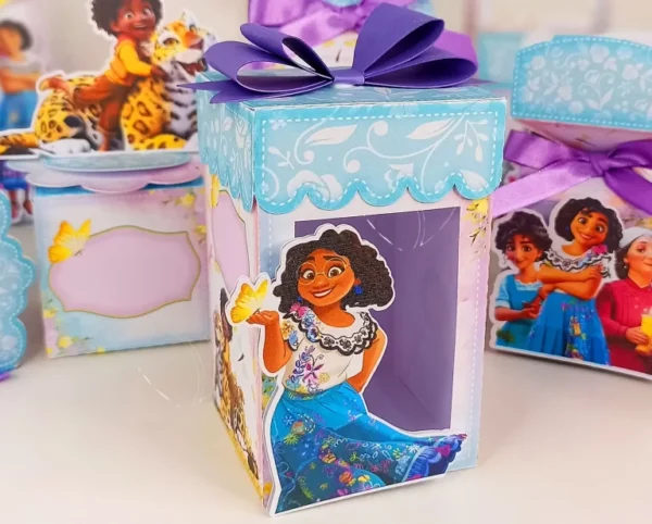 Itens personalizados para aniversário Encanto em arquivo digital Studio e PDF.