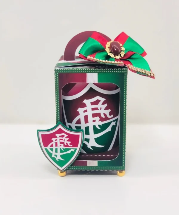 Enfeites, tags e embalagens de presente do Fluminense nos formatos Studio e PDF.