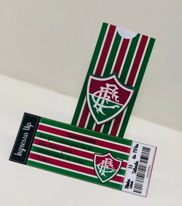 Moldes de caixas e embalagens personalizadas do Fluminense nos formatos Studio e PDF.