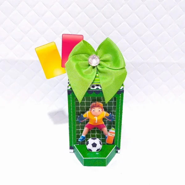 Itens de aniversário e elementos de decoração tema futebol prontos para imprimir e recortar.