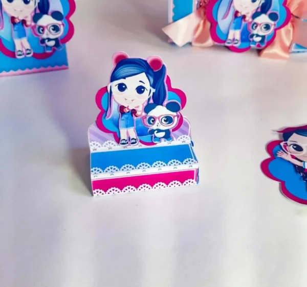 Itens personalizados para festa Luluca em arquivo digital Studio, PNG e PDF.