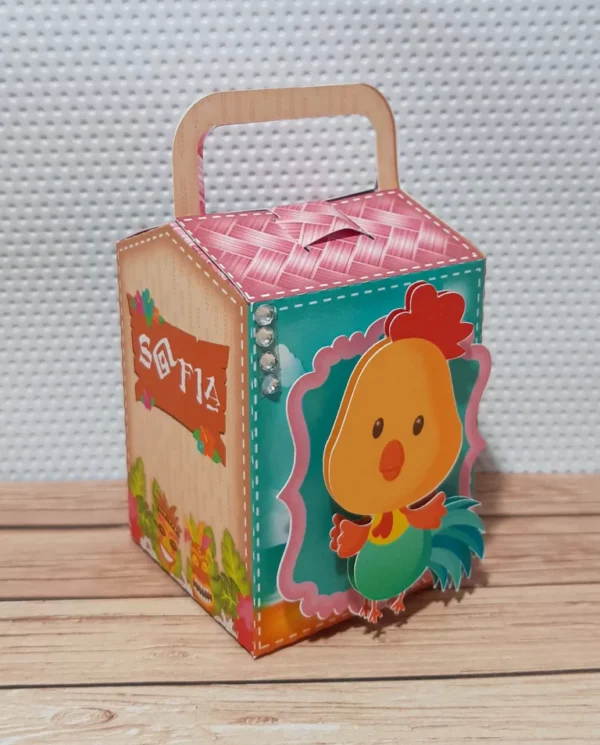 Topper de bolo e elementos de decoração tema Moana prontos para imprimir e recortar.