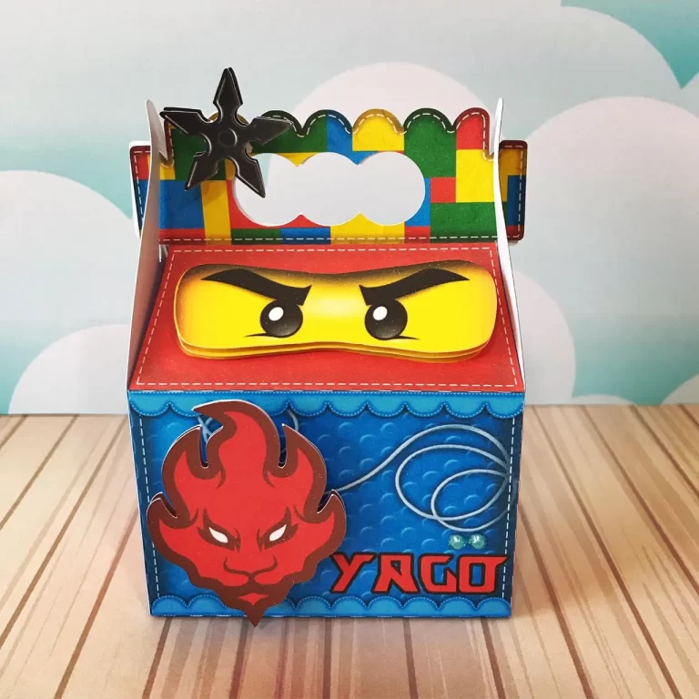 Itens personalizados para aniversário Ninjago em arquivo digital Studio, PNG e PDF.