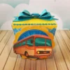 Itens personalizados para festa Ônibus em arquivo digital Studio, PNG e PDF.