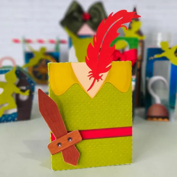 Topo de bolo para imprimir do tema Peter Pan em formatos digitais Studio e PDF para festa de menino.