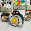 Topper de bolo e elementos de decoração tema PlayStation prontos para imprimir e recortar.