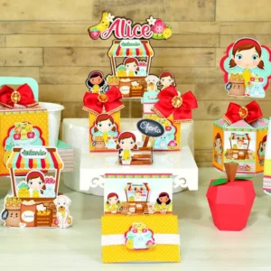 Kit digital de personalizados do tema Quitandinha nos formatos Studio e PDF para scrapfesta.