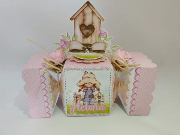 Topper de bolo e elementos de decoração tema Sarah Kay pronto para imprimir e recortar.