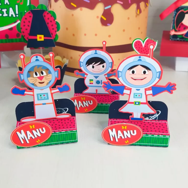 Itens personalizados para aniversário Show da Luna em arquivo digital Studio e PDF.