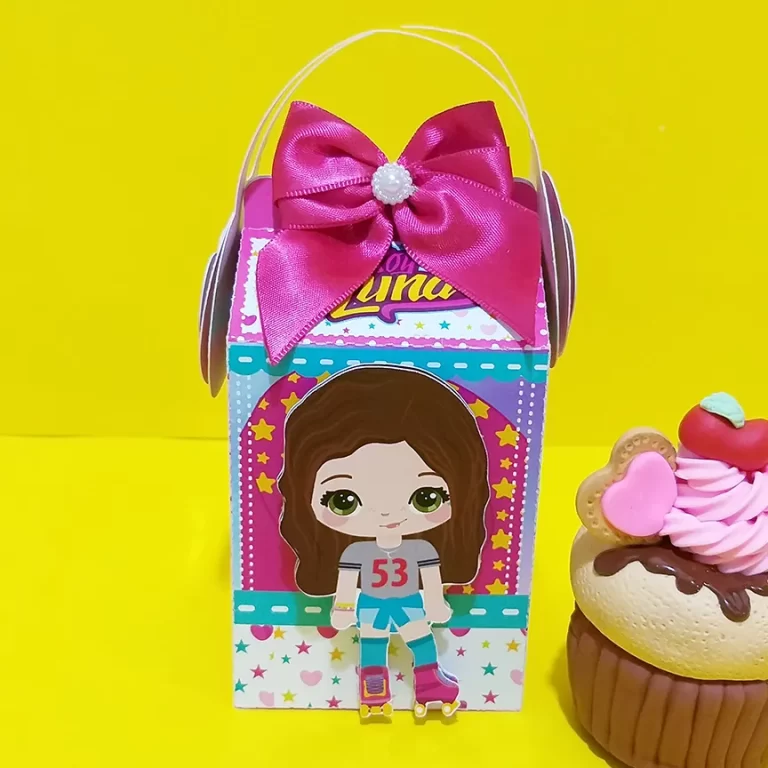 Itens personalizados para aniversário Sou Luna em arquivo digital Studio e PDF.
