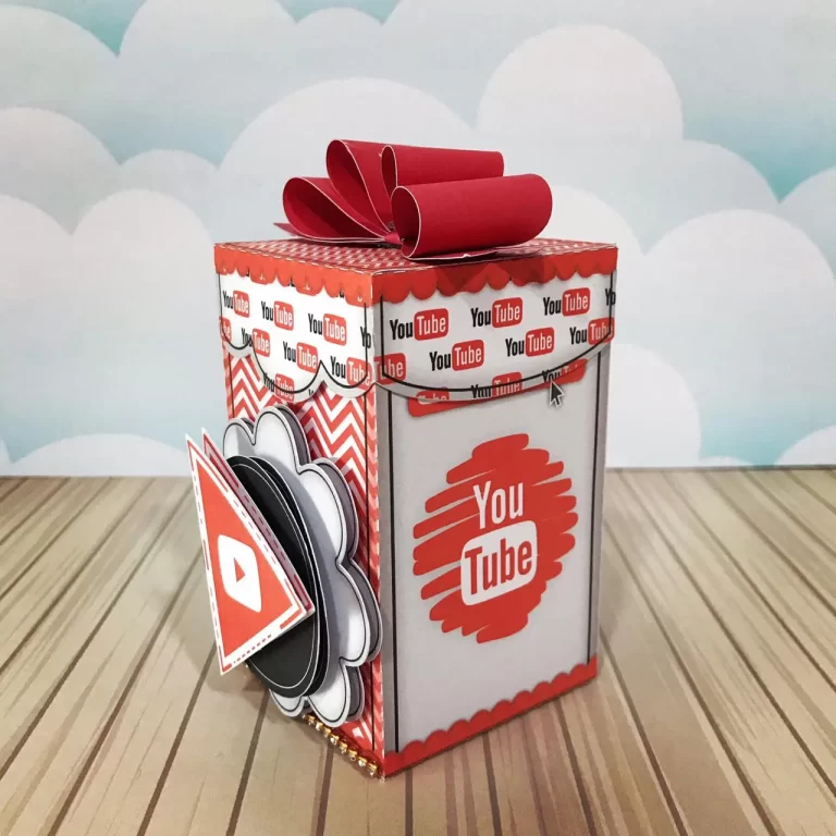 Topo de bolo para imprimir do tema Youtube nos formatos digitais Studio, PNG e PDF.
