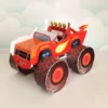Topper de bolo e elementos de decoração tema Blaze e os Monster Machine prontos para imprimir e recortar em Studio e PDF.