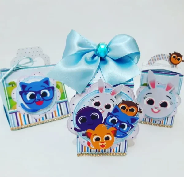 Topper de bolo e elementos de decoração tema Bolofofos pronto para imprimir e recortar.