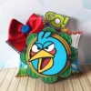 Moldes digitais com elementos do jogo Angry Birds em Studio, PNG e PDF para centro de mesa.