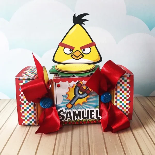 Arquivos de corte para centro de mesa do tema Angry Birds em formatos Studio, PNG e PDF para imprimir.