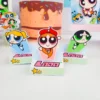 Kit de arquivos digitais para personalizados de aniversário tema Meninas Superpoderosas com corte digital e manual.