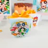 Topper de bolo e elementos de centro de mesa tema Meninas Superpoderosas prontos para imprimir e recortar.