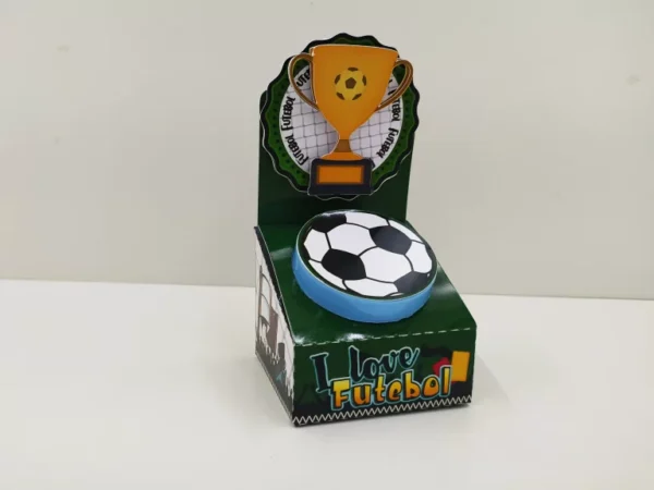 Elementos de centro de mesa e decoração tema futebol prontos para imprimir e recortar.