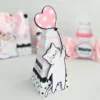 Moldes digitais com elementos de gatinhas fofas e pegadas para centro de mesa em Studio e PDF.