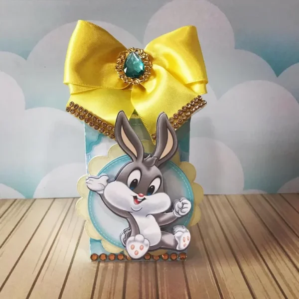 Kit de arquivos digitais para personalizados de aniversário tema Looney Tunes com corte digital e manual.