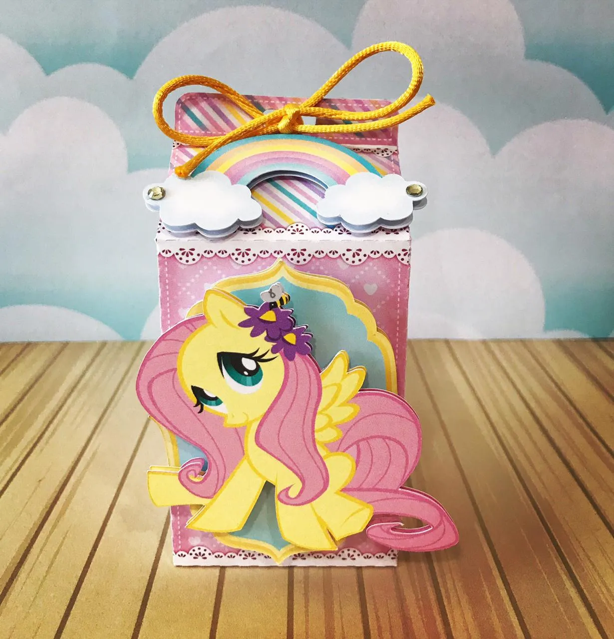 Moldes de scrapfesta para enfeite de mesa My Little Pony nos formatos digitais Silhouette Studio, PNG e PDF.