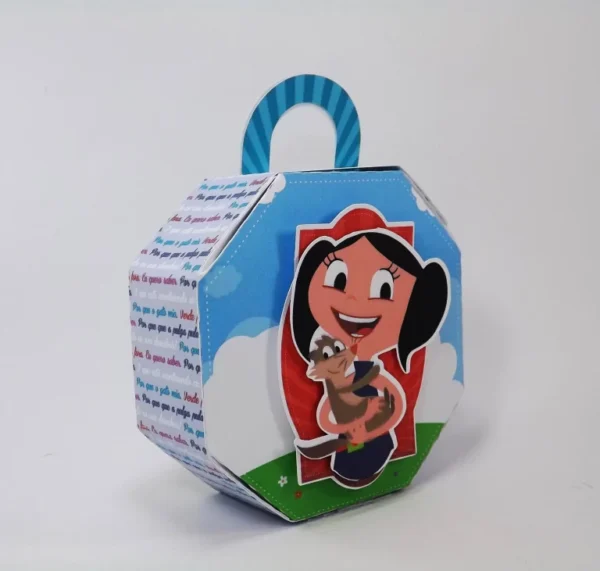Itens personalizados para decoração de aniversário Show da Luna em arquivo digital Studio e PDF.