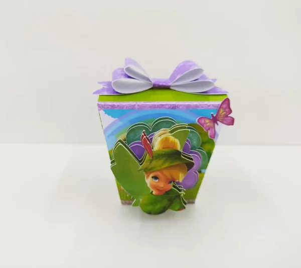 Enfeite de mesa para imprimir do tema fada Sininho em formatos Studio, PNG e PDF para festa de menina.