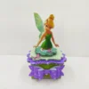 Arte digital de centro de mesa tema Sininho e fadas para imprimir nos formatos Studio, PNG e PDF.